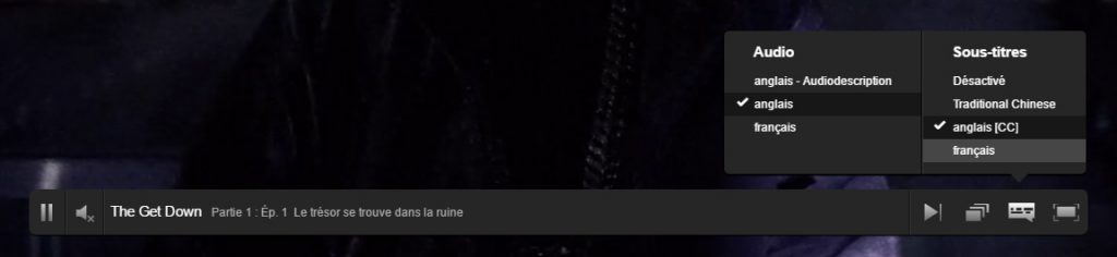 Mon Netflix si je n'utilise pas de VPN, j'ai droits au français (merci) et au chinois, un peu léger. Mon Netflix si je n'utilise pas de VPN, j'ai droits au français (merci) et au chinois, un peu léger.