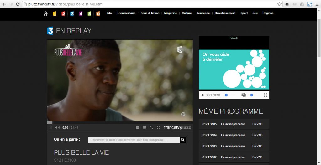 plus belle la vie replay depuis l'etranger avec un VPN plus belle la vie replay depuis l'etranger avec un VPN